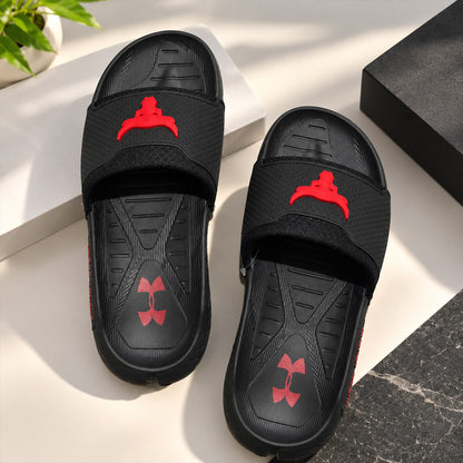 Most Trending Black Bull Slides - Men's Premium Comfort Slip-On Sandals