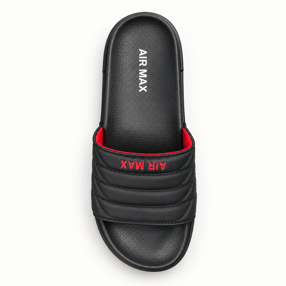 Black Slides for Men | Comfortable Casual Slippers & Chappal